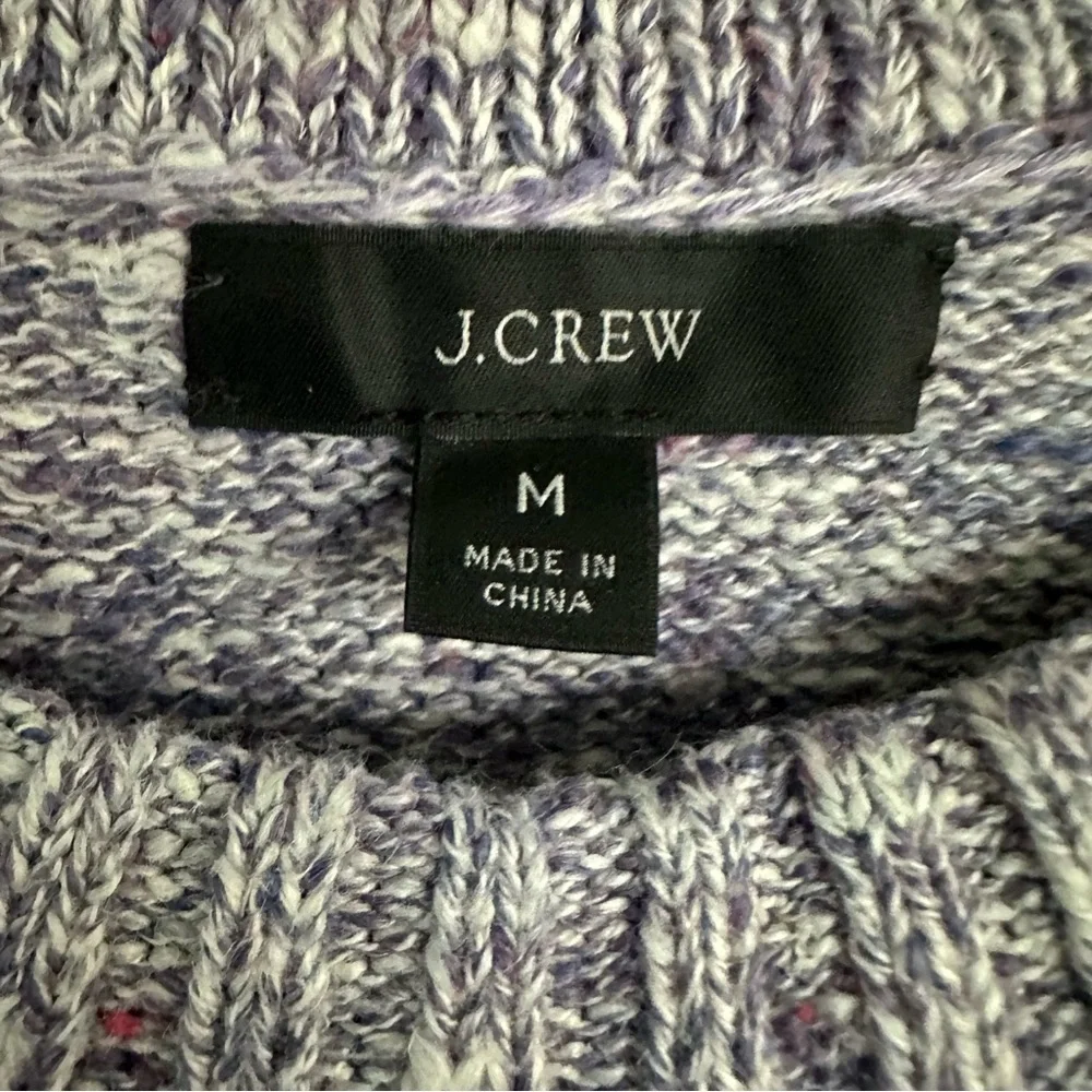 J Crew Puff Sleeve Crewneck Sweater